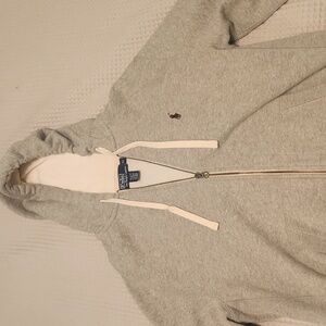 Polo hoodie. Full zip. XL.